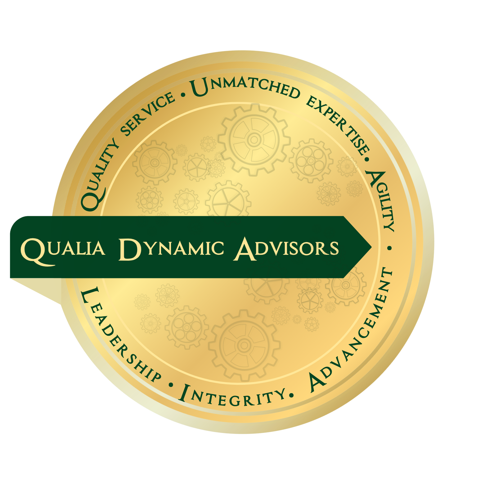 QDA Medallion Logo - PNG Transparent Background